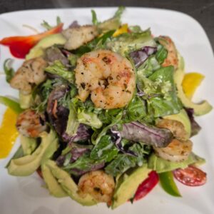 40. Garnelen Salat